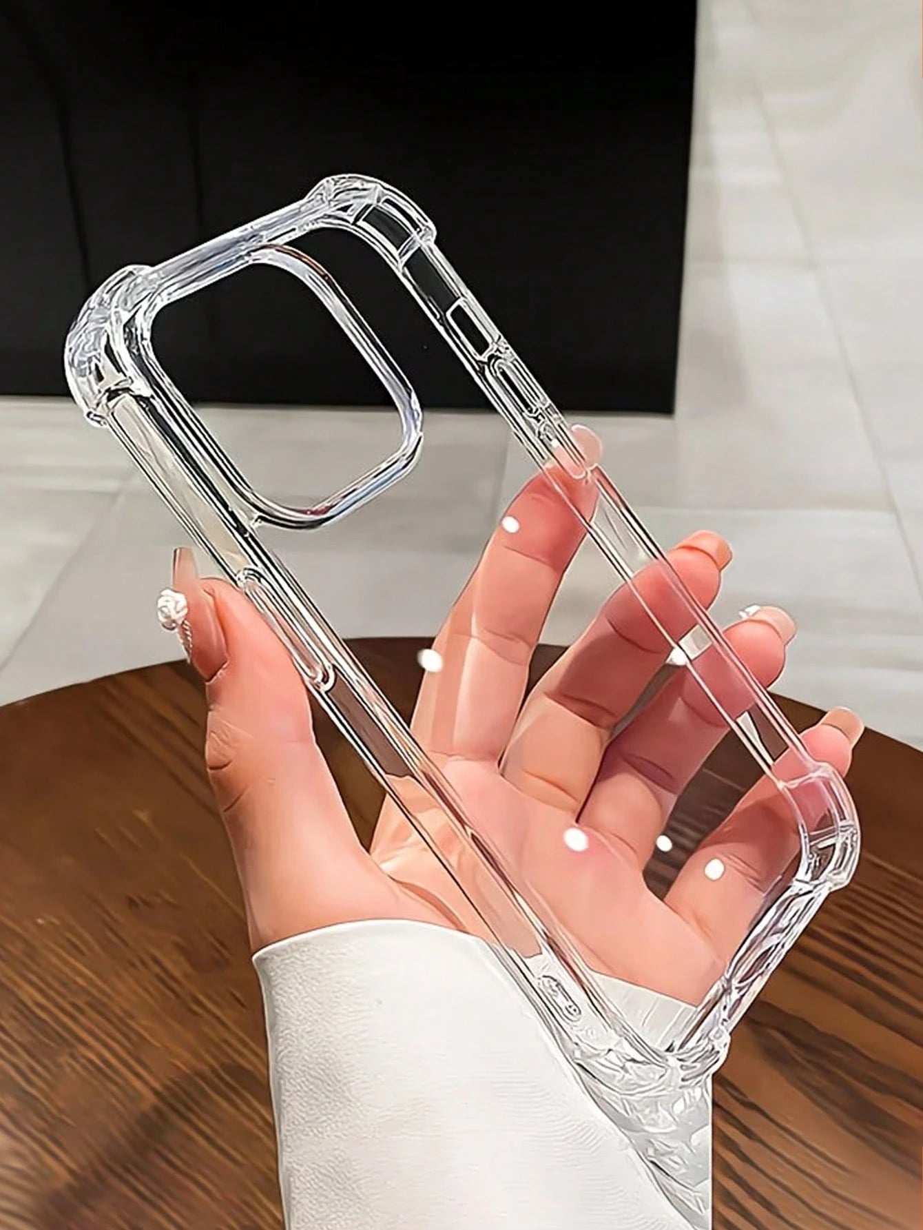 Transparent Blue TPU Screen Protection 1pc Soft TPU Phone Case Compatible With Apple 17/17Pro/17ProMax/17Air/16 16 Pro 16 Plus 16 Pro Max/16e/ 15ProMax/ 15Plus 14 13 12 11 Shock-Absorbing Bumper Pro