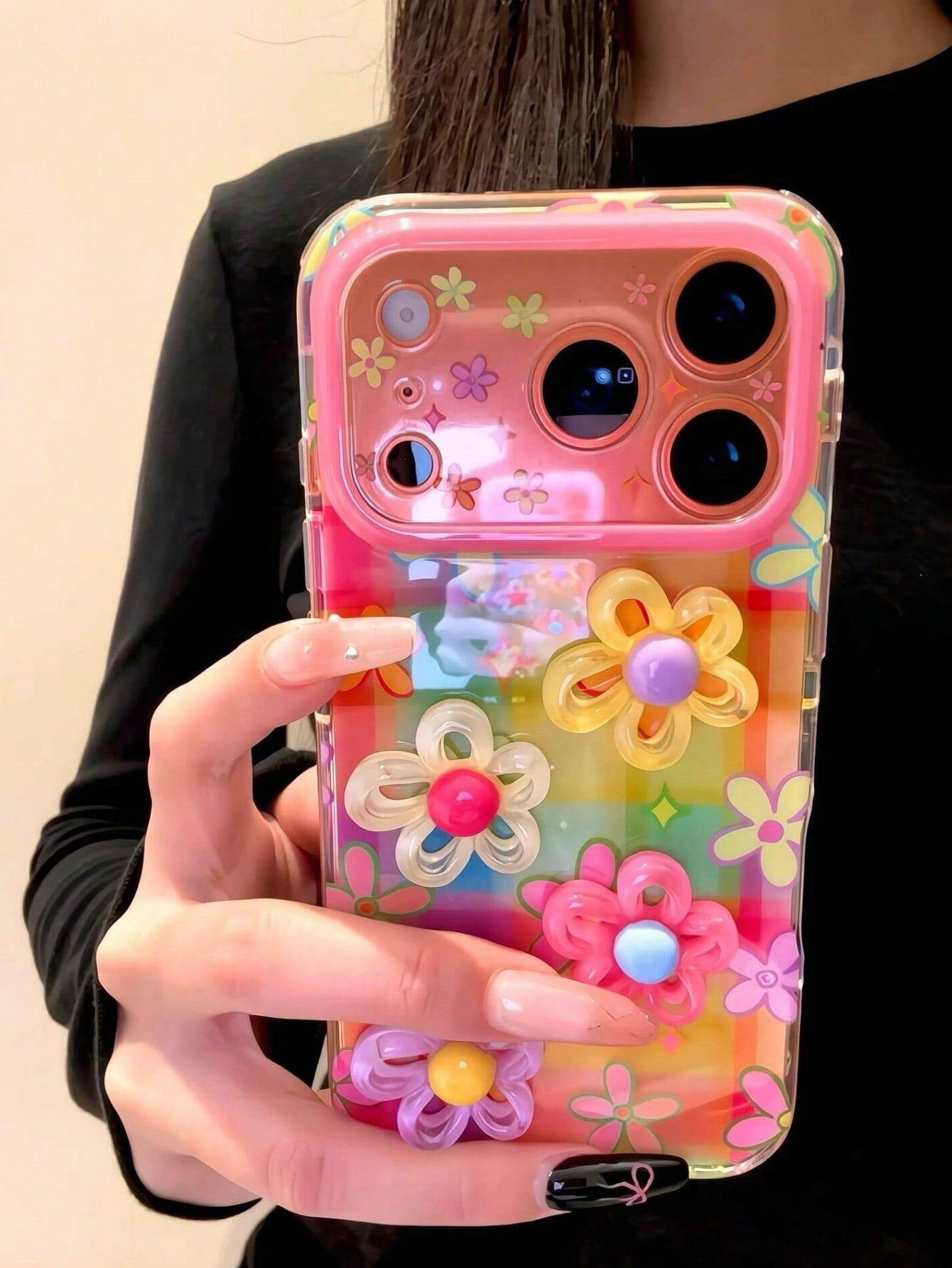 Transparent Shiny AB Rhinestone Magnetic Phone Case, Compatible With IPhone 18 Pro Max, Shockproof Airbag Corner MagSafe Transparent Case, With Shiny Diamond Frame, Soft Edge Hard Back Protective Shel
