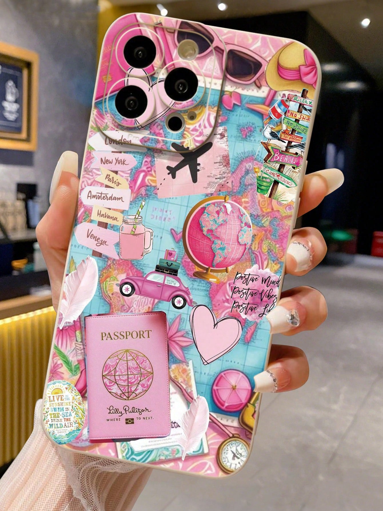 Transparent Shiny AB Rhinestone Magnetic Phone Case, Compatible With IPhone 18 Pro Max, Shockproof Airbag Corner MagSafe Transparent Case, With Shiny Diamond Frame, Soft Edge Hard Back Protective Shel