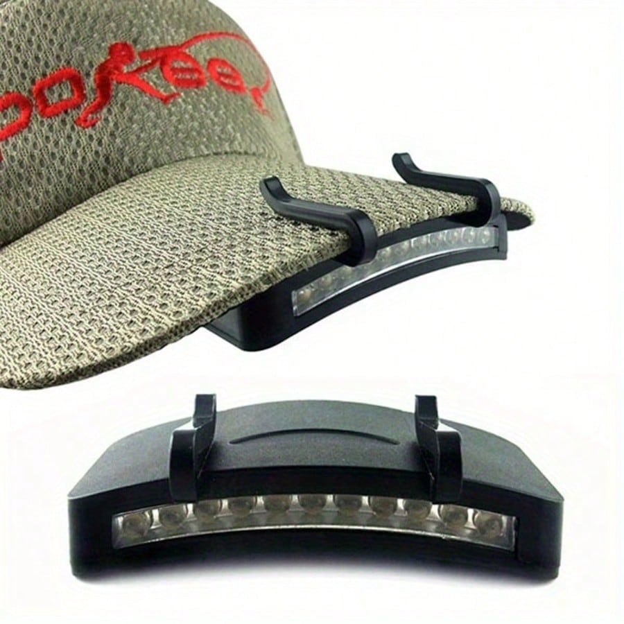 Ultra Bright LED Headlights- Clip On Hat Flashlight, Outdoor Lighting, Suitable For Outdoor Fishing, Camping, And Hunting! Christmas Gift