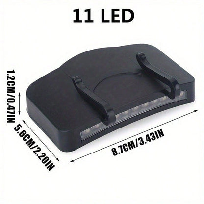 Ultra Bright LED Headlights- Clip On Hat Flashlight, Outdoor Lighting, Suitable For Outdoor Fishing, Camping, And Hunting! Christmas Gift