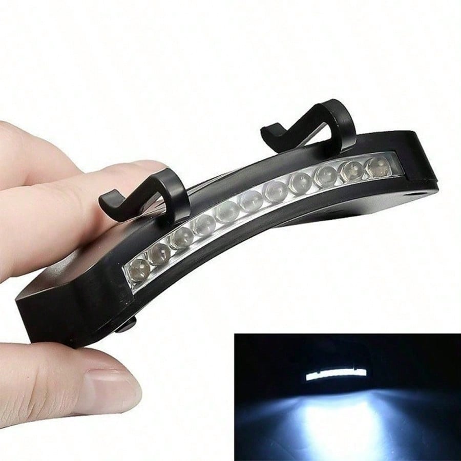 Ultra Bright LED Headlights- Clip On Hat Flashlight, Outdoor Lighting, Suitable For Outdoor Fishing, Camping, And Hunting! Christmas Gift