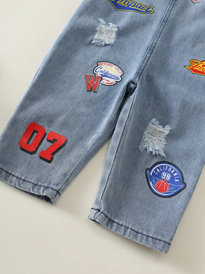 Unisex Newborn Baby Boy/Girl, Toddler Autumn/Winter Fashion Cute Denim Overalls, Baby Winter Clothes, Streetwear, Halloween