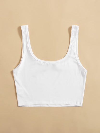 Unity Solid Crop Tank Top