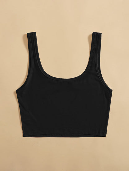 Unity Solid Crop Tank Top