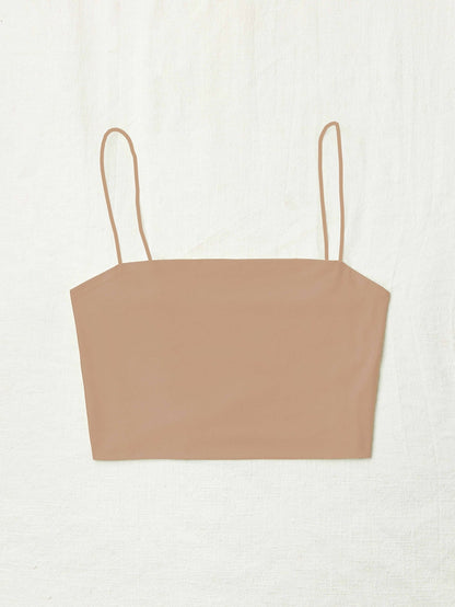 Unity Solid Slim Cami Crop Top