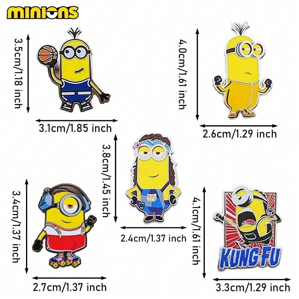 Universal 1PC Officially Licensed Enamel Pin Deluxe Collectible Aluminum Metal Badge Brooch Fun Unique Gift For Daily Wear Valentine's Day