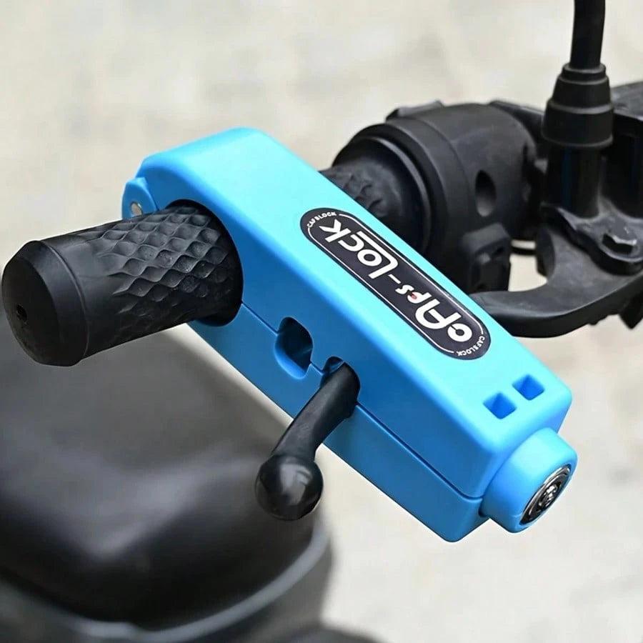 Universal Anti-Theft Handlebar Throttle Lock Head Lock For Electric Scooter Motorcycle Bicycle Electric Bike Handlebar Brake Lock Plastic Material