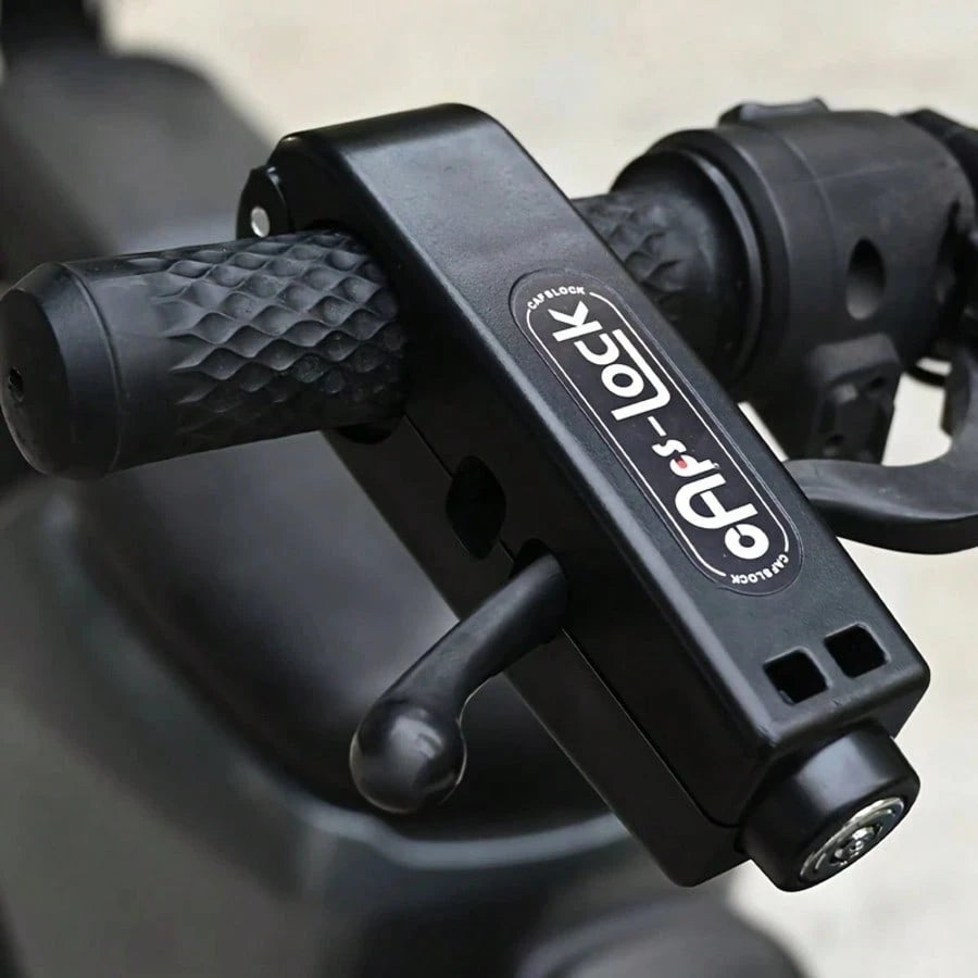Universal Anti-Theft Handlebar Throttle Lock Head Lock For Electric Scooter Motorcycle Bicycle Electric Bike Handlebar Brake Lock Plastic Material