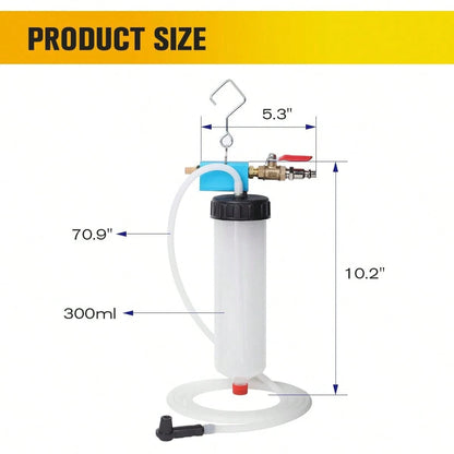 Universal Auto Brake Fluid Extractor, Car Oil Change Tool, Car Brake Fluid Replacement Tool, Vacuum Bleeder Extractor For Car, Motorcycle, Truck, RV, Vehicle