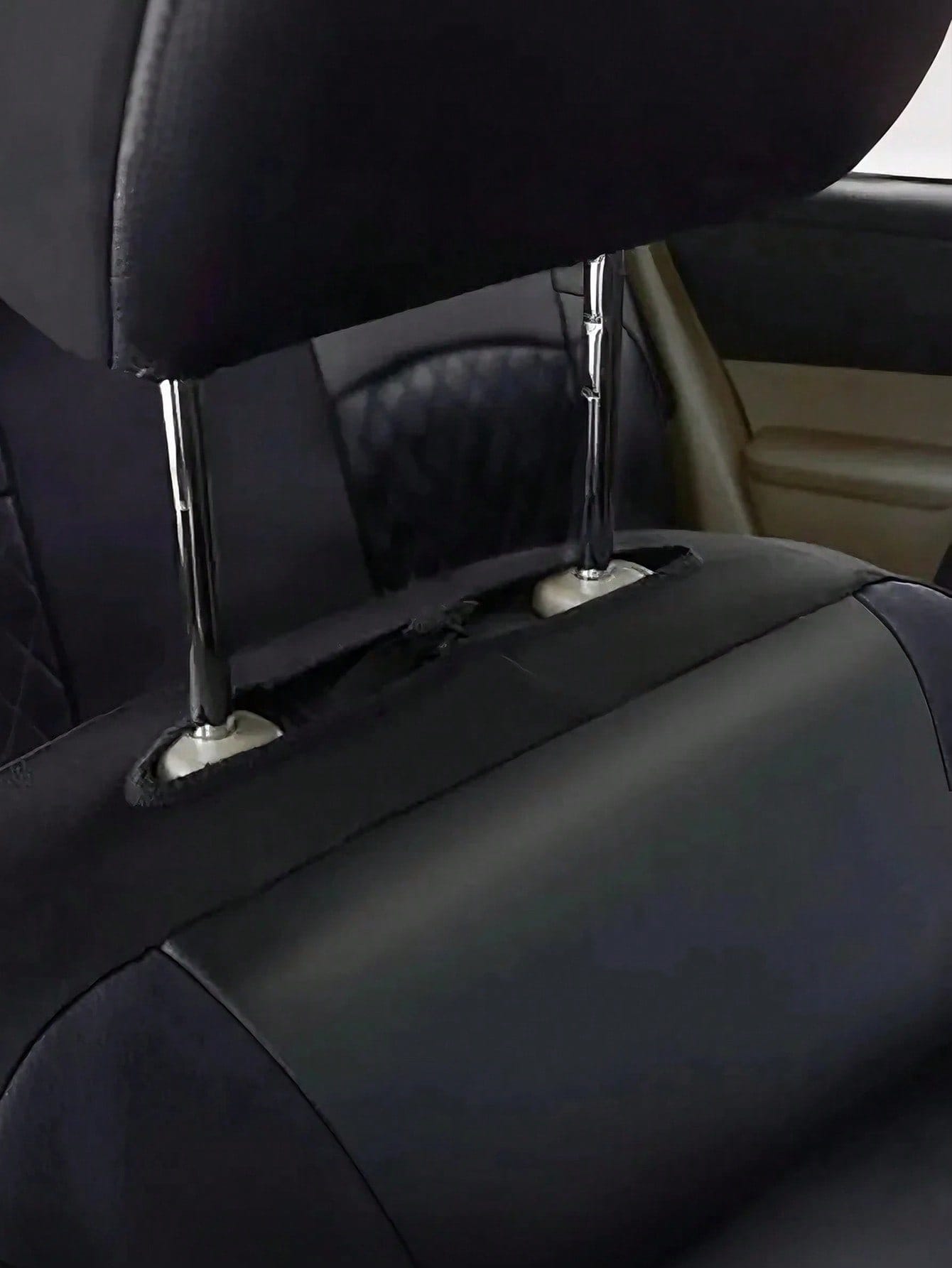 Universal Car Seat Covers Set- 2 Front Seats Or 5 Full Set, PU Leather Diamond Quilted, Non-Slip Backing, Easy Installation, Suitable For Sedan, SUV And Pickup Truck, Seat Covers, Interior Protection