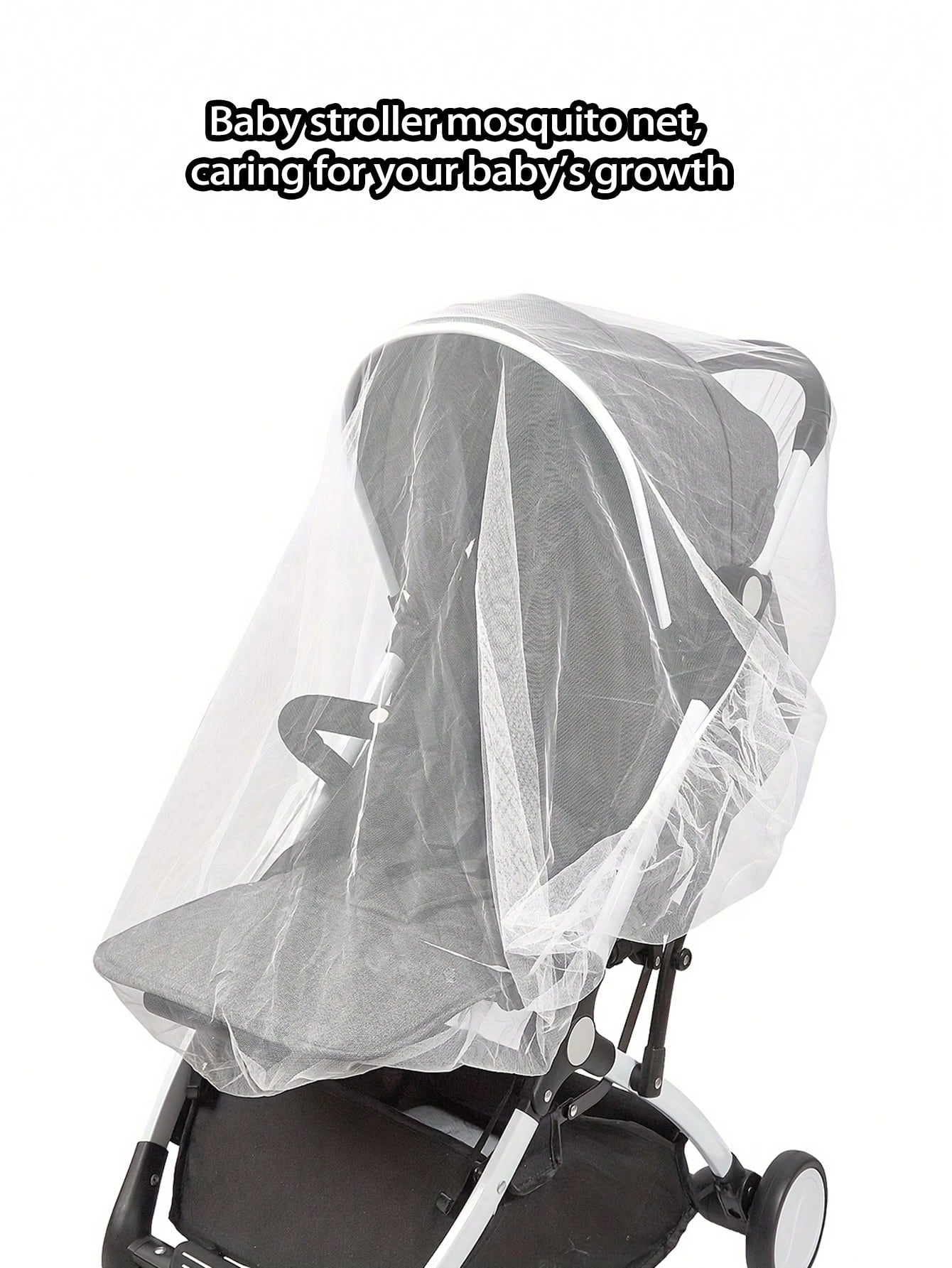 Universal Mosquito Repellent Net Cover For Baby Strollers, All-Season Insect And Sun Protection, Baby Stroller Outdoor Travel Protection Net