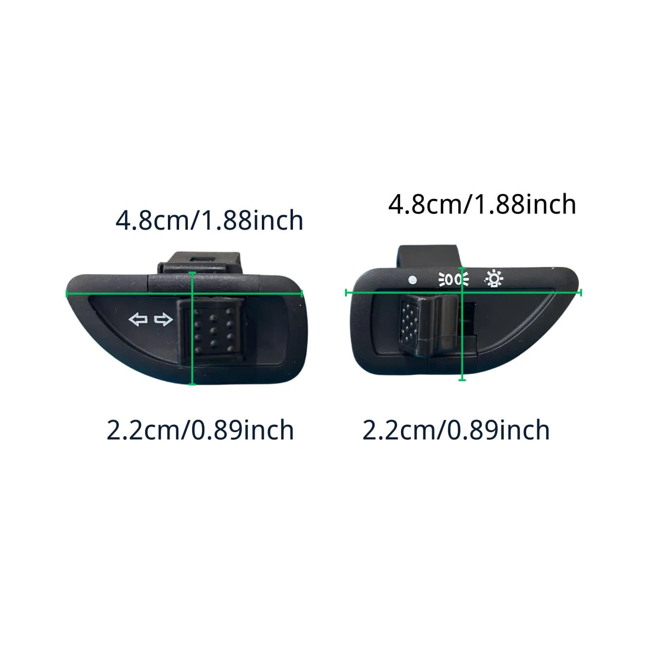 Universal Motorcycle Control Switch| Handlebar On/Off Toggle Button Set|Control Switch Assembly For Electric Scooters Tricycles ATVs 50cc-300cc