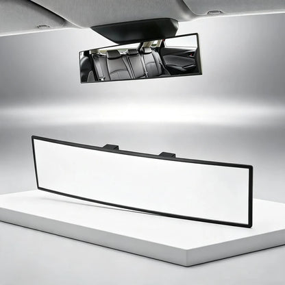 Universal Panoramic Car Rearview Mirror, Xtra Wide Vision Clip On Anti Blind Spot Interior Rear View Mirror