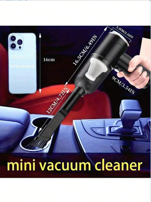 Upgraded 3-In-1 Car Vacuum Cleaner With Suction,Blowing,And Charging.This Rechargeable Cordless Mini Vacuum Features Powerful Suction.Perfect For Cleaning Your Car,Office,Or Home.Also Suitable For Out