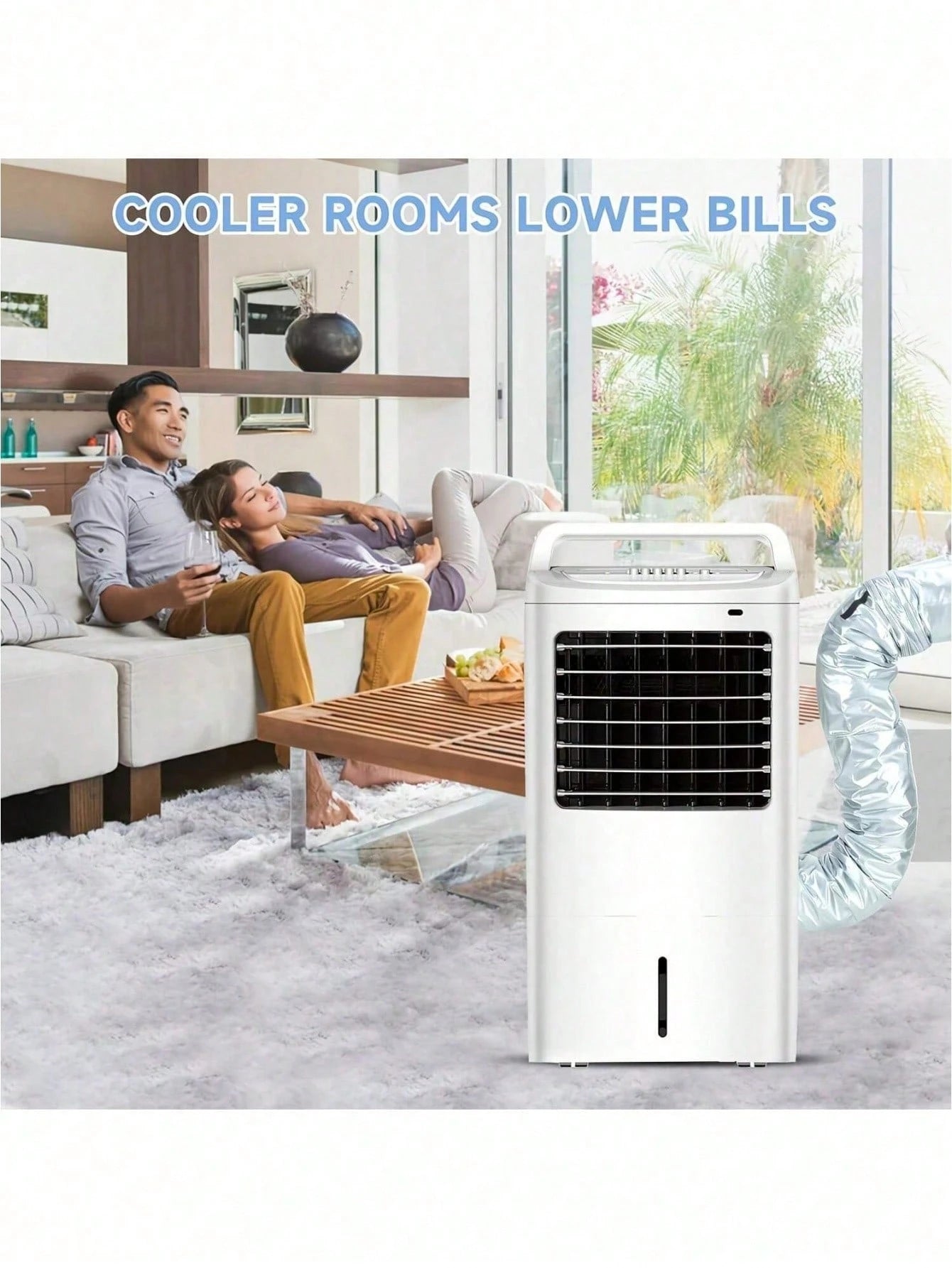 Upgraded Air Conditioner Exhaust Hose Cover- Portable, One-Click Installation, Fabric Ventilation Cover, AC Accessory, Fashionable Appearance, Flexible Design. AC Drainage Pipe Accessory, Thickened A