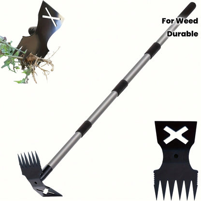 UPPVU Premium Steel Hardened Hollow Weeding Trowel-Handheld Garden Cultivator, Efficient GardenMaintenance, Rust-Resistant Durable, Suitable ForVegetable Garden, Flower Garden