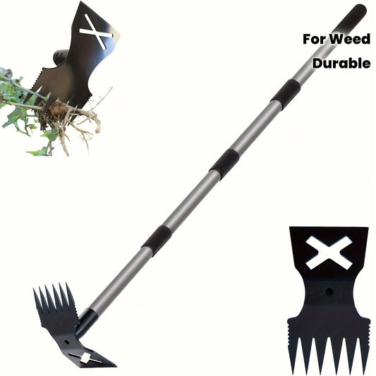 UPPVU Premium Steel Hardened Hollow Weeding Trowel-Handheld Garden Cultivator, Efficient GardenMaintenance, Rust-Resistant Durable, Suitable ForVegetable Garden, Flower Garden