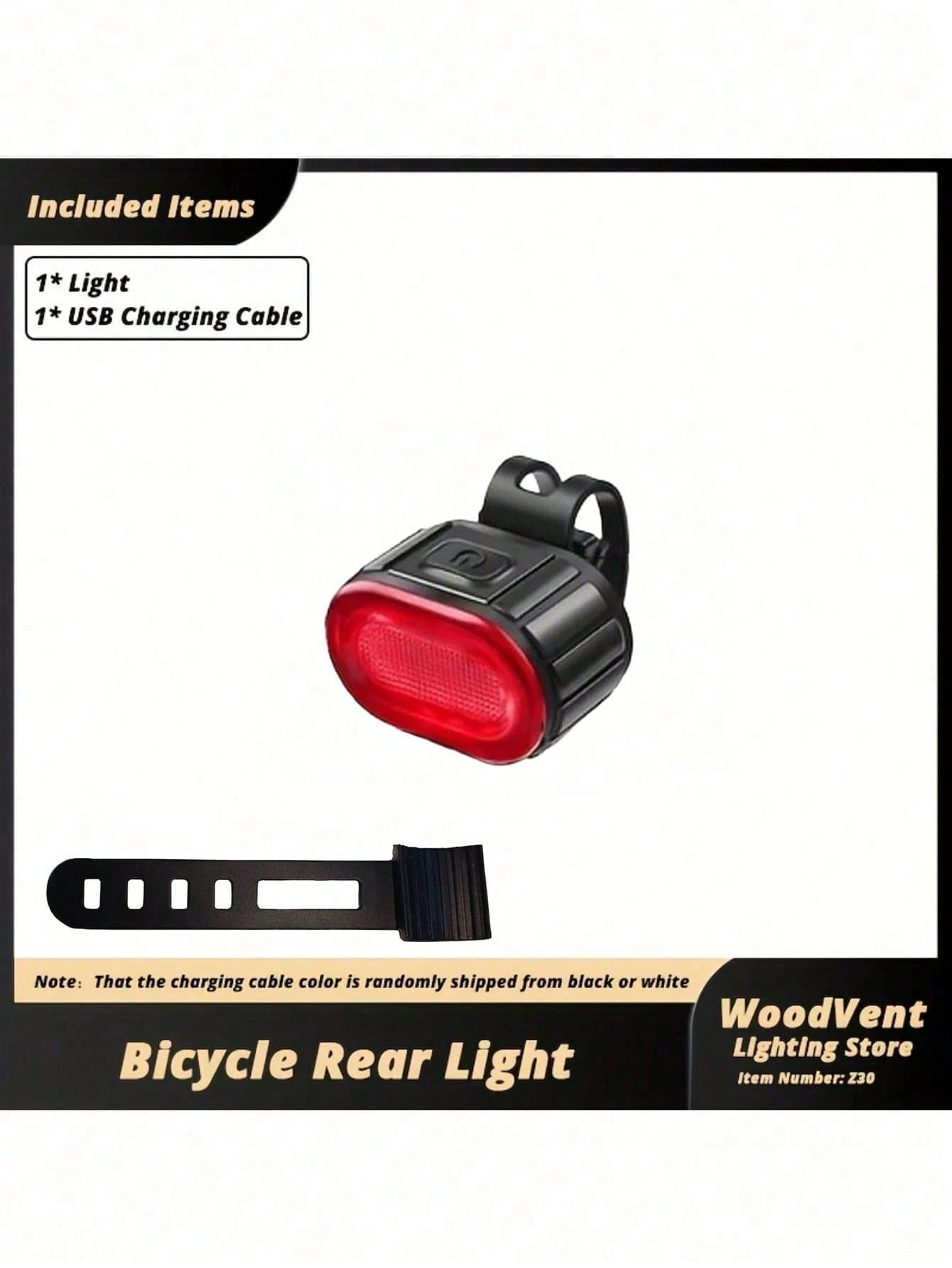 USB Rechargeable LED Light Set, Ultra Bright Front And Rear Lights, 4/6 Modes, Night Riding Lights, Safety Warning Lights, Front And Rear Illumination, Warning Flashing Cycling Gear, Handlebar Mount