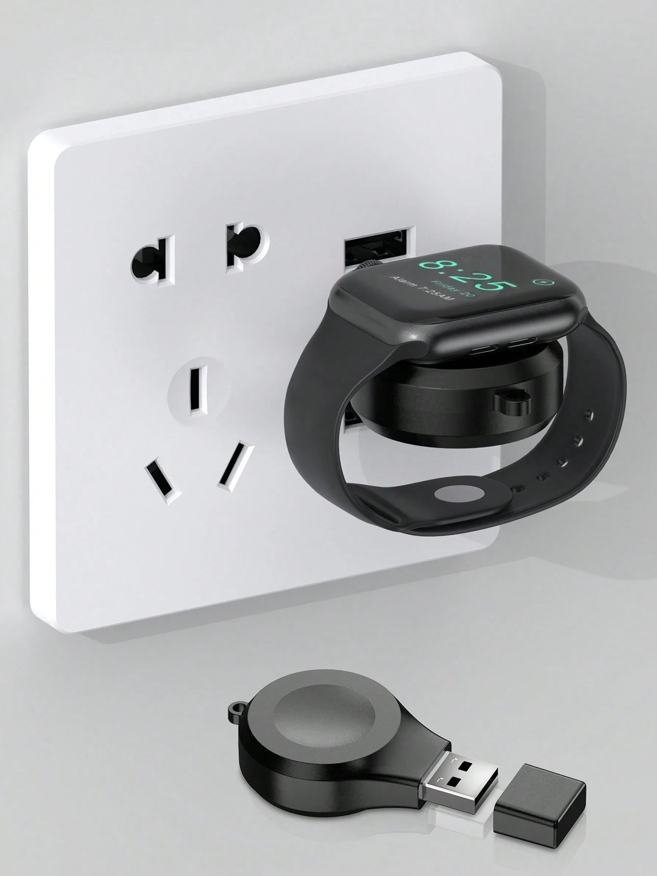 USB Wireless Charger Compatible With Apple Watch, Compatible With All Apple Watch Series Suitable For Office, Dorm, And Home Nan
