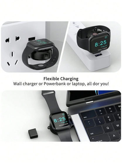 USB Wireless Charger Compatible With Apple Watch, Compatible With All Apple Watch Series Suitable For Office, Dorm, And Home Nan