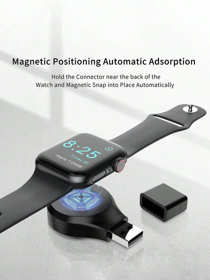 USB Wireless Charger Compatible With Apple Watch, Compatible With All Apple Watch Series Suitable For Office, Dorm, And Home Nan