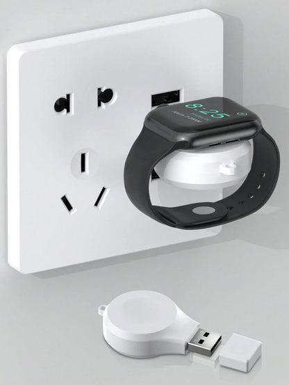 USB Wireless Charger Suitable For All Compatible With Apple Watch Series Suitable For Office, Dorm, And Home