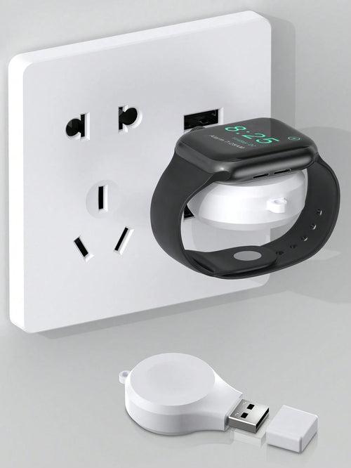 USB Wireless Charger Suitable For All Compatible With Apple Watch Series Suitable For Office, Dorm, And Home