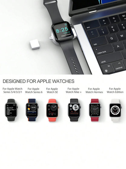USB Wireless Charger Suitable For All Compatible With Apple Watch Series Suitable For Office, Dorm, And Home