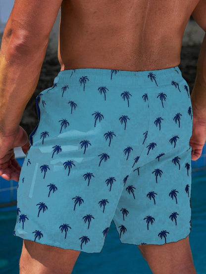 Vacation Outfits Women Men'S Casual Floral Print Beach Shorts, Holidaymen'S Vacation Outfit
