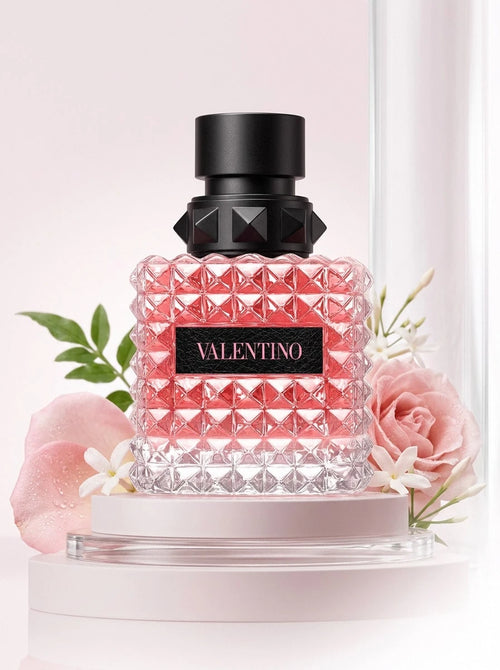 Valentino Donna Born In Roma Eau De Parfum Spray For Women EDP Mini 0.2oz/6ml,0.33oz/10ml,1.7oz/50ml,1oz/30ml,3.4oz/100ml- Perfume For Long Lasting Suitable For Birthday, Office, Gift, Daily Use