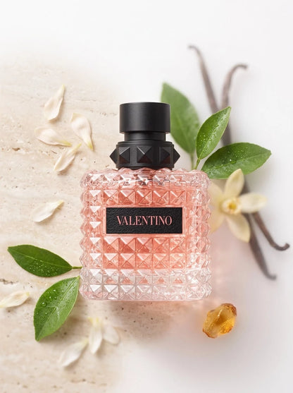 Valentino Donna Born In Roma Eau De Parfum Spray For Women EDP Mini 0.2oz/6ml,0.33oz/10ml,1.7oz/50ml,1oz/30ml,3.4oz/100ml- Perfume For Long Lasting Suitable For Birthday, Office, Gift, Daily Use