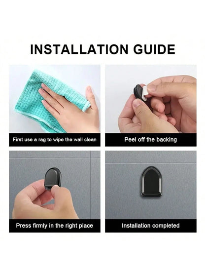 Vehicle Invisible Mini Hanging Hook, Multi-Functional Storage Hook, For Car Interior, Seat Back, Self-Adhesive Hanger For Home