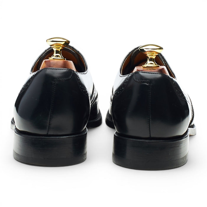 'Venice' Black Leather Brogues UK 7 G