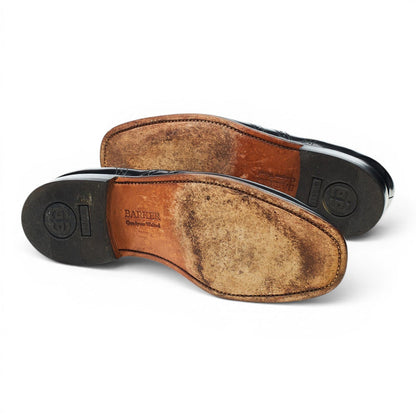 'Venice' Black Leather Brogues UK 7 G
