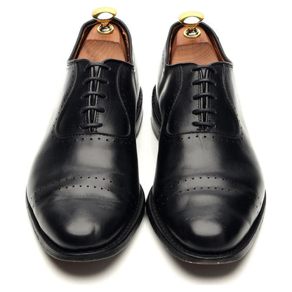 'Vernon' Black Leather Wholecut Oxford UK 7 US 8 D