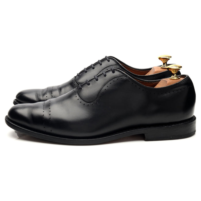 'Vernon' Black Leather Wholecut Oxford UK 7 US 8 D