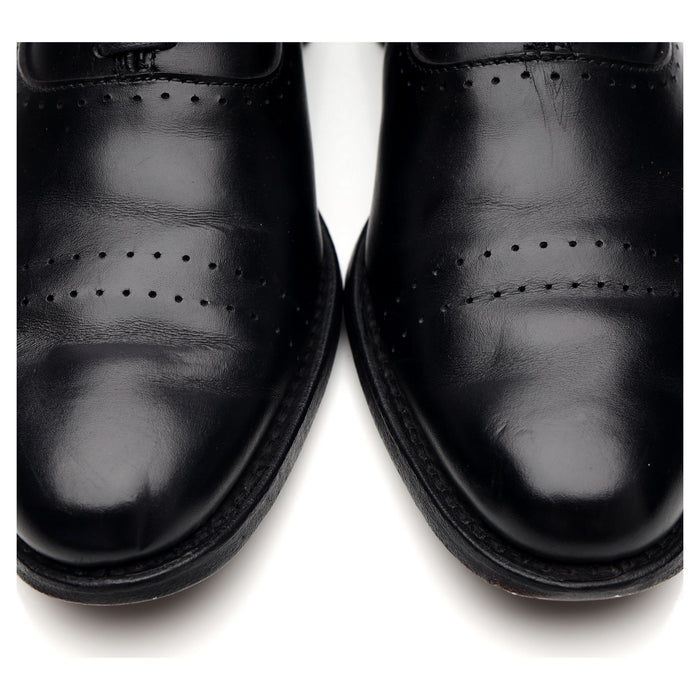 'Vernon' Black Leather Wholecut Oxford UK 7 US 8 D