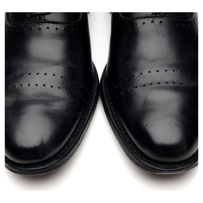'Vernon' Black Leather Wholecut Oxford UK 7 US 8 D