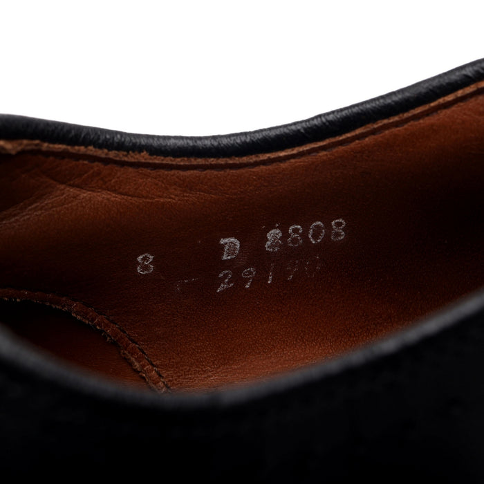 'Vernon' Black Leather Wholecut Oxford UK 7 US 8 D