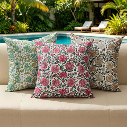 Vintage Light Brown Floral Plaid Print Pillowcase, Neutral Modern Rustic Bohemian Style Decor, Suitable For Sofa, Bedroom And Room Decoration