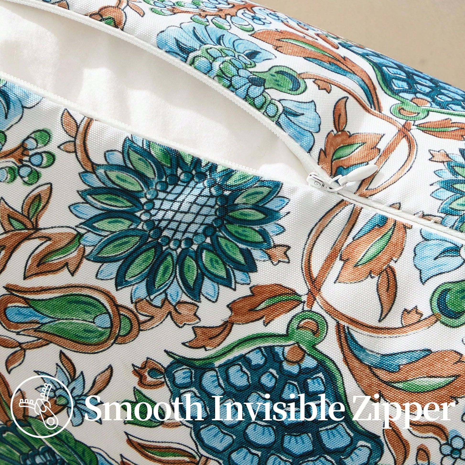 Vintage Light Brown Floral Plaid Print Pillowcase, Neutral Modern Rustic Bohemian Style Decor, Suitable For Sofa, Bedroom And Room Decoration