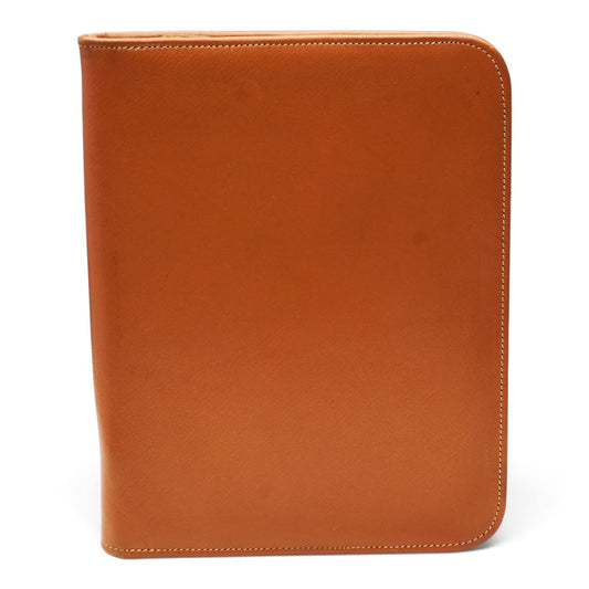 Vintage Tan Brown Leather Travel Wallet / Organiser