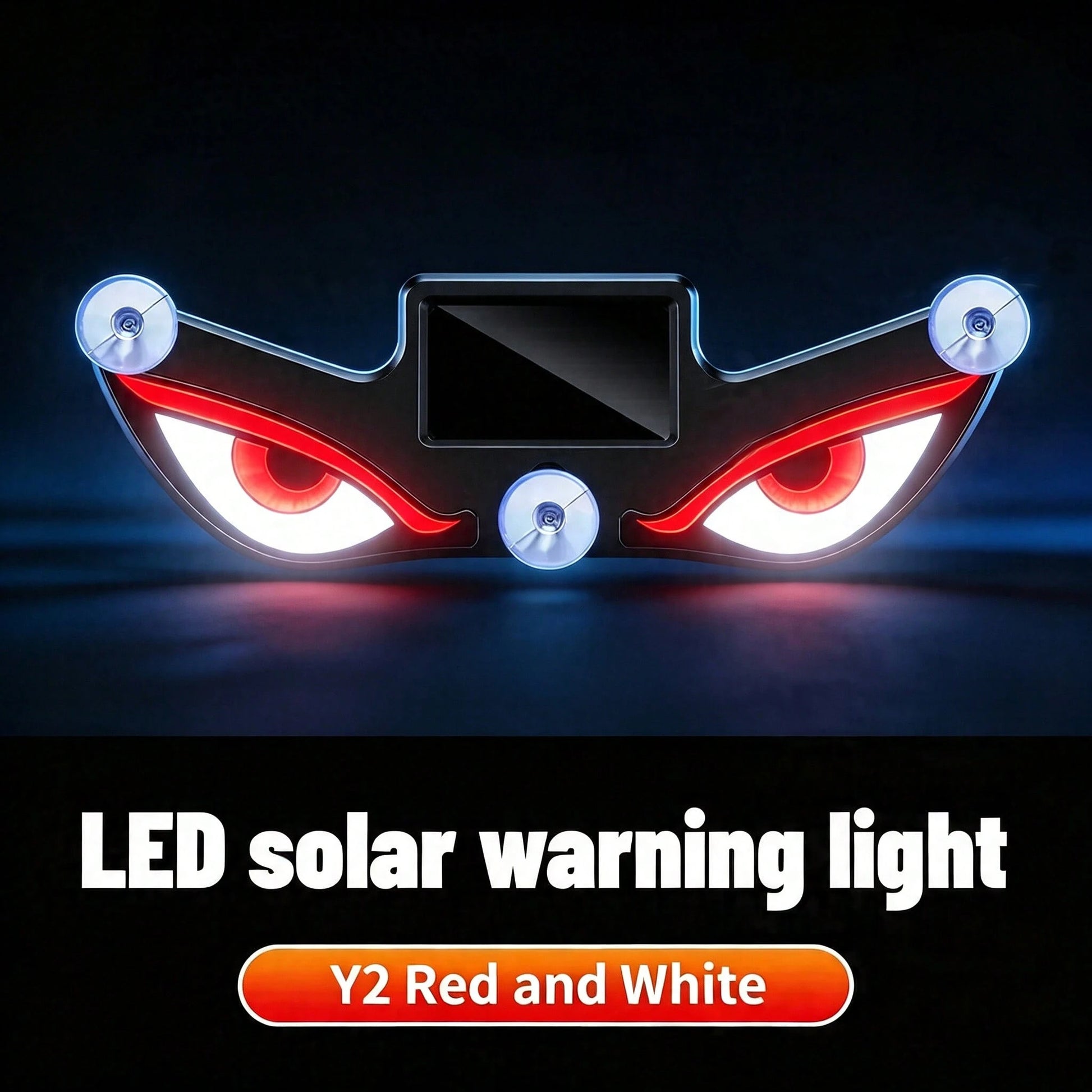 ✨[VIRAL]2PCS Wireless Solar-Powered LED "Devil's Eye" Triangle Window Decorative Lights For Cars-No Plug Required For Interior Ambiance,Cool Auto Decor Gift For Men Husband Dad|Made Me Buy It:Must-Hav