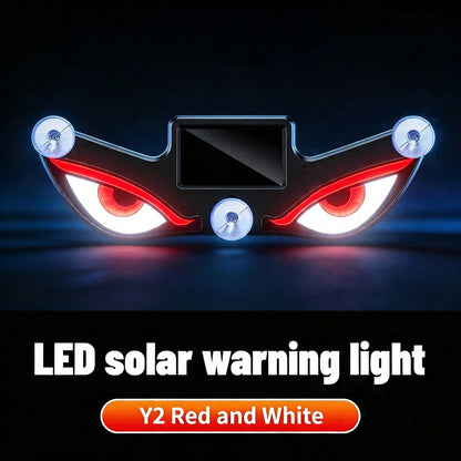 ✨[VIRAL]2PCS Wireless Solar-Powered LED "Devil's Eye" Triangle Window Decorative Lights For Cars-No Plug Required For Interior Ambiance,Cool Auto Decor Gift For Men Husband Dad|Made Me Buy It:Must-Hav