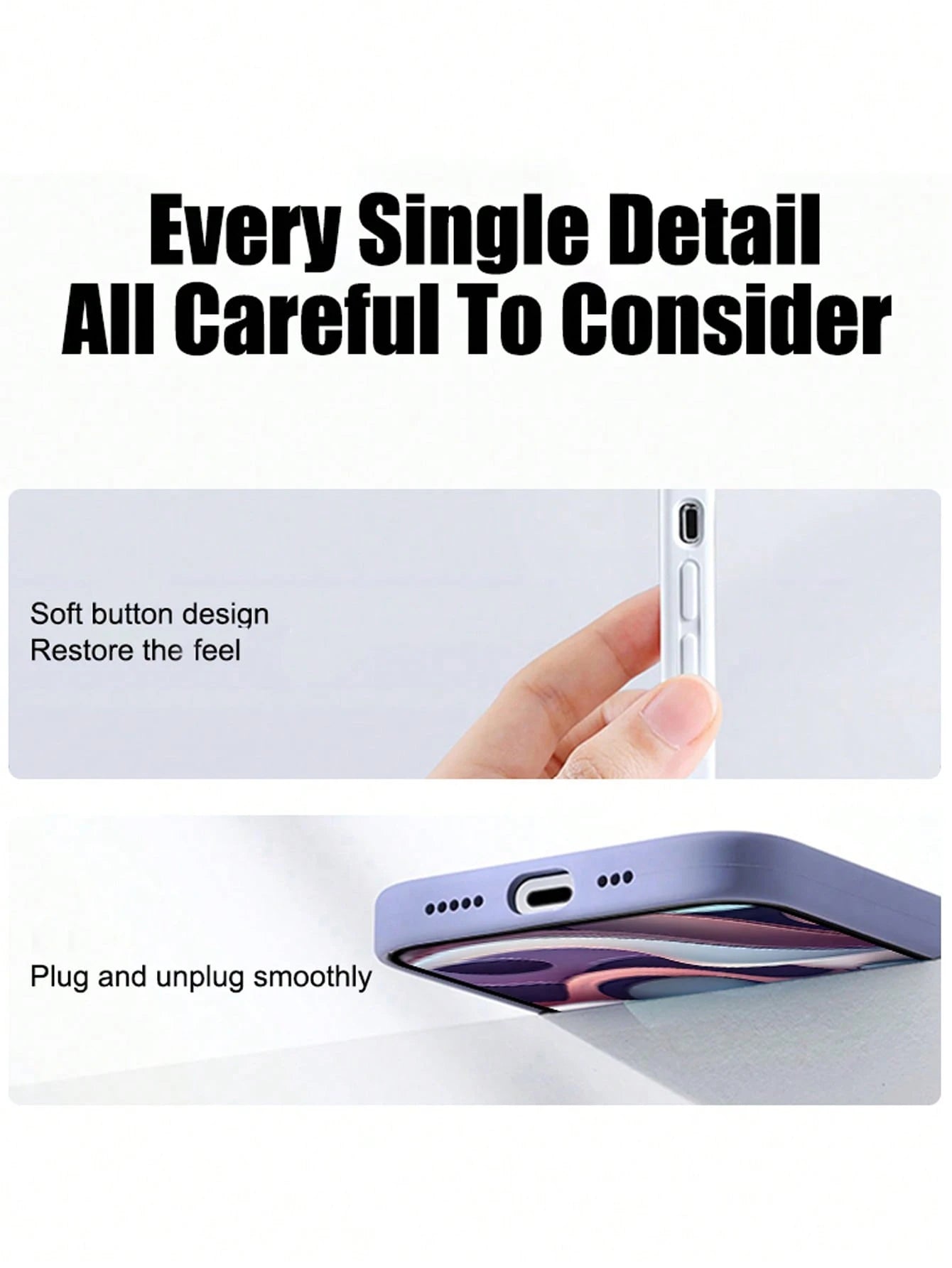VRNOEI Upgraded Phone Case Suitable For IPhone 17 Pro Max, Compatible With IPhone 16, 11, 12, 13, 14, 15 Pro Max Plus, 17 Air Series, Anti-Drop Back Cover Accessories