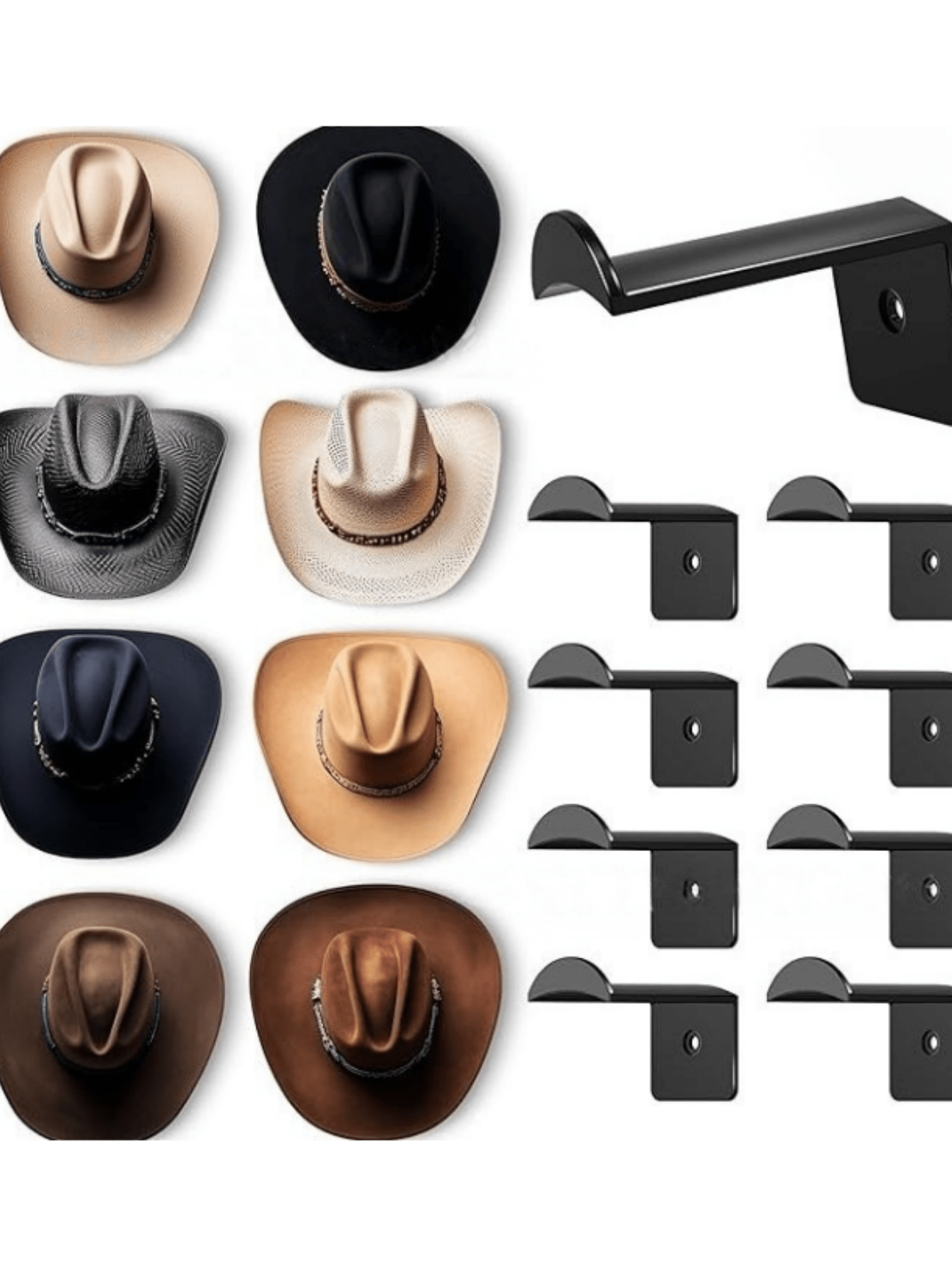 Wall Hat Hook Western Style Cowboy Hat Hanger Baseball Cap Hanger Decor
