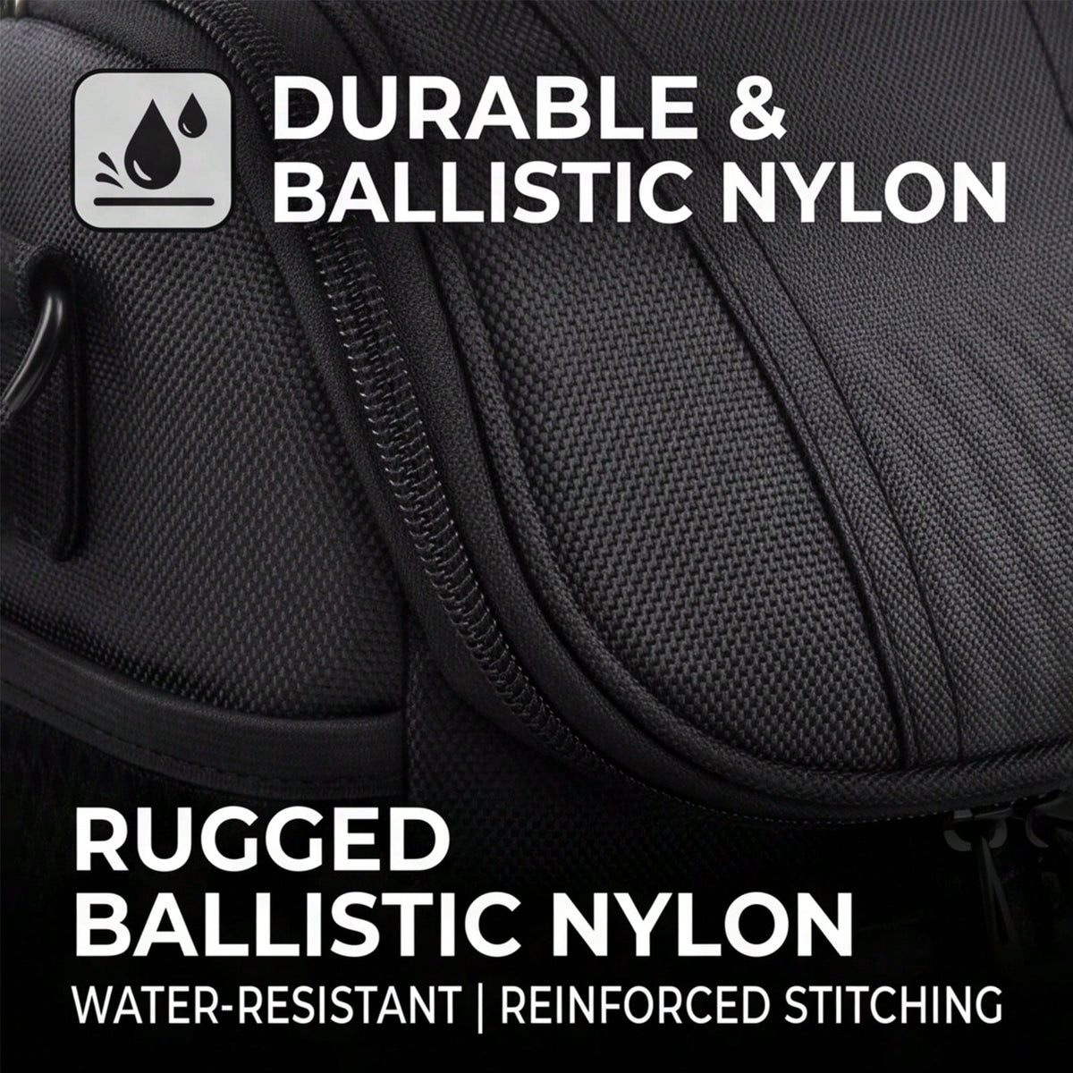 Waterproof Padded DSLR Camera Bag, Lightweight Travel Crossbody Case With Adjustable Strap & Multi-Pocket Storage For Photographers
