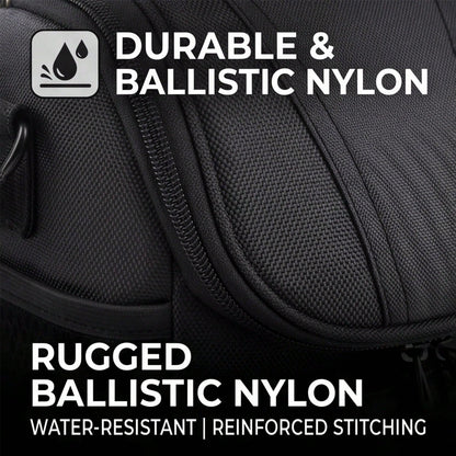 Waterproof Padded DSLR Camera Bag, Lightweight Travel Crossbody Case With Adjustable Strap & Multi-Pocket Storage For Photographers