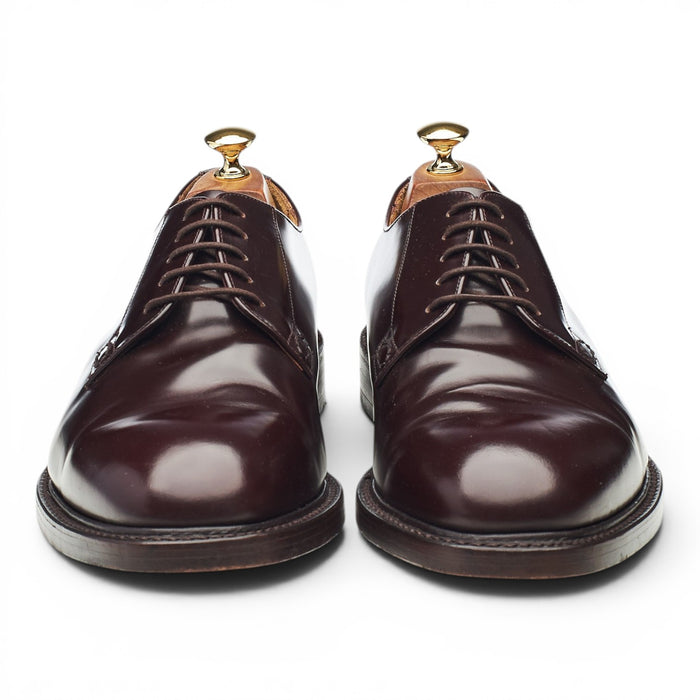 'Waverley' Burgundy Leather Derby UK 10.5 F